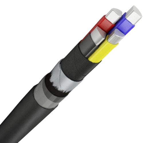 Силовые кабели с пластмассовой изоляцией 5x25x6 мм ВБбШв ГОСТ 16442-80